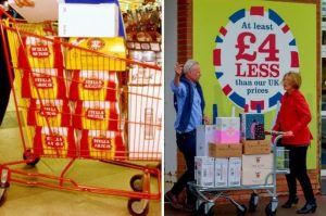 Nouvelles du Brexit: les Britanniques se précipitent à Calais pour acheter de l'alcool bon marché