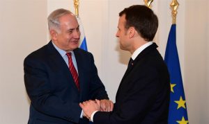 Netanyahu and Macron
