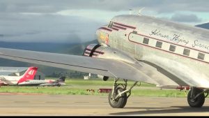 Miss Montana takes off for France