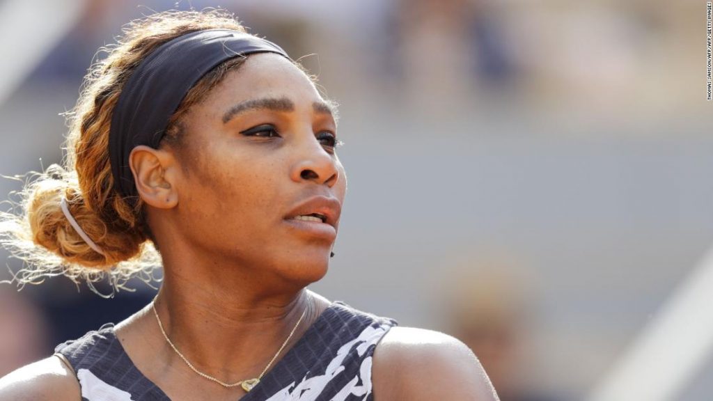 Serena Williams won her opening French Open match against Vitalia Diatchenko in three sets on Monday while donning a new outfit.