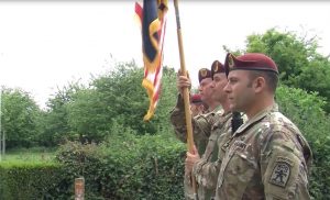 Ft. Les parachutistes de Polk accueillent le mémorial Timmes Orchard en France pour le 75e jour