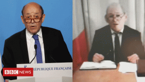 Le faux ministre français dans un masque de silicium qui a volé des millions