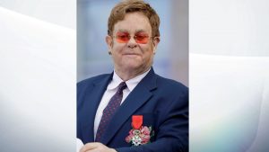 Sir Elton said he was 'proud' to receive the honour