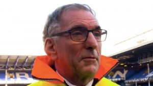 Clive died whilst out walking in France. Pic: Everton FC