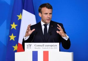 FILE PHOTO: French President Emmanuel Macron speaks during a news conference after the European Union leaders summit in Brussels, Belgium, June 21, 2019. (REUTERS/Piroschka van de Wouw/MANILA BULLETIN)