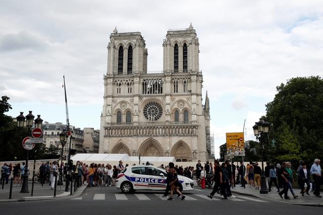 The Notre-Dame de Paris cathedral is pictured after the first mass since the devastating fire in April, in Paris, France, June 15, 2019. (REUTERS / MANILA BULLETIN)