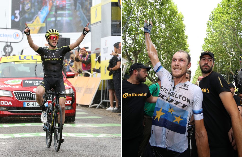 Luke Durbridge Colonne Tour de France: Bienvenue dans le bus de fête